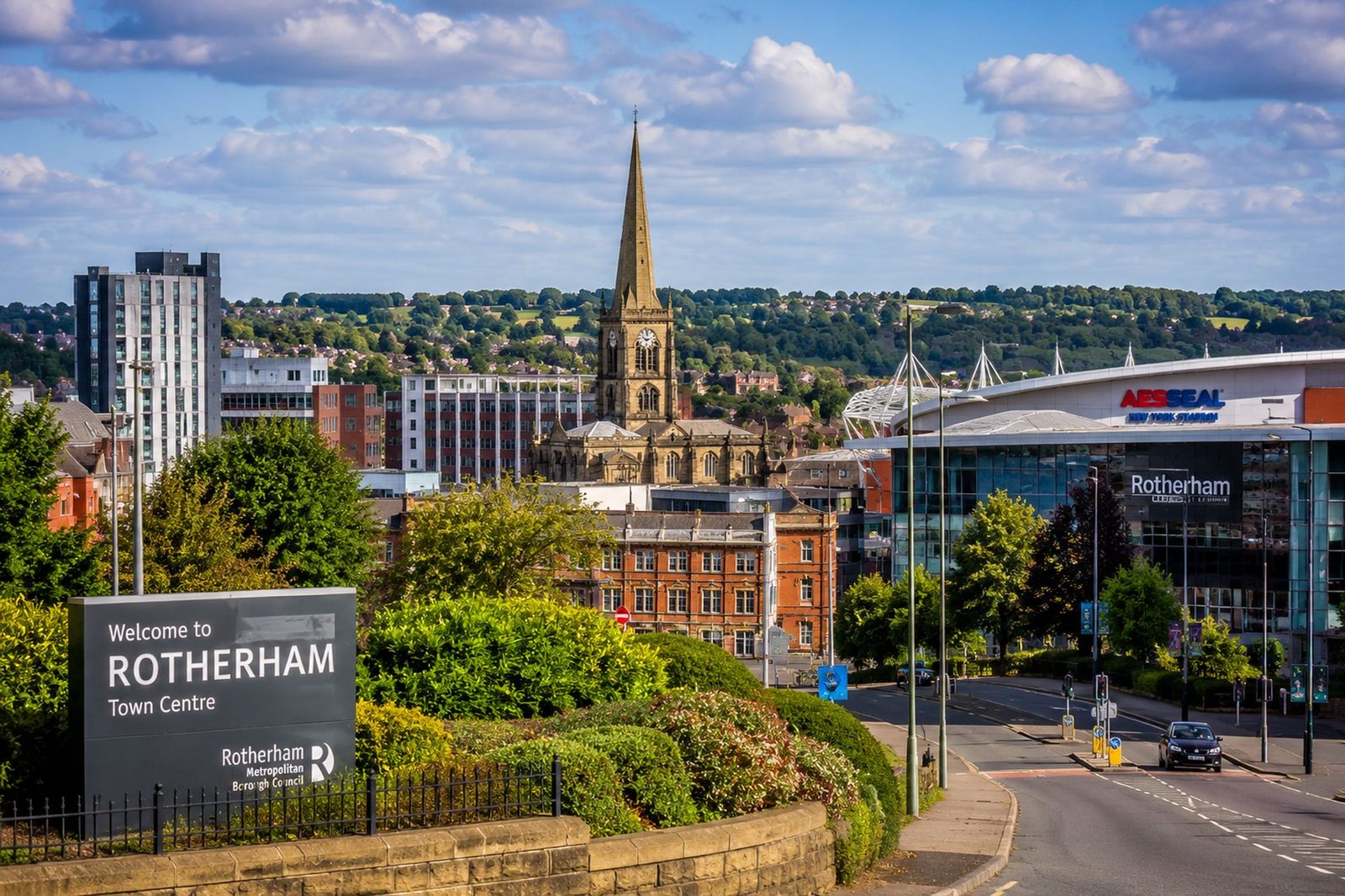 Rotherham Town Centre — Airport Transfers