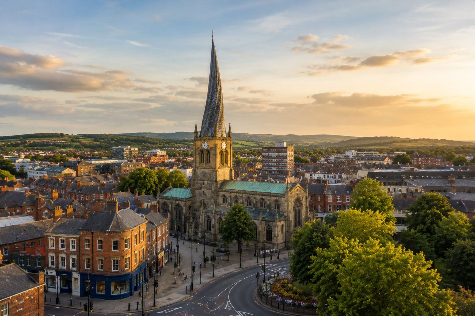 Chesterfield Crooked Spire — Airport Transfers